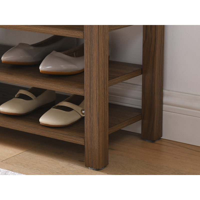 Latitude Run® 8 Pair Shoes Storage Bench | Wayfair